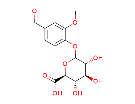 (2S,3S,4S,5R,6S)-6-(4-formyl-2-methoxy-phenoxy)-3,4,5-trihydroxy-oxane-2-carboxylic acid