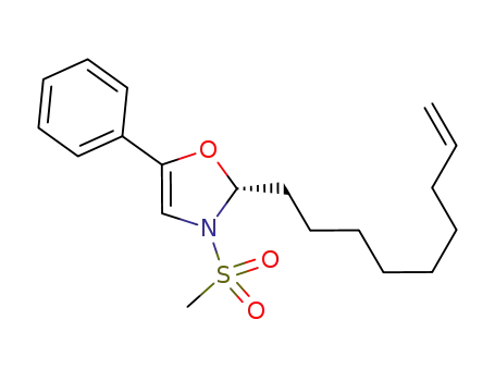 Molecular Structure of 1451217-92-7 ((R)-(+)-2-(dec-9-enyl)-3-(methylsulfonyl)-5-phenyl-2,3-dihydrooxazole)