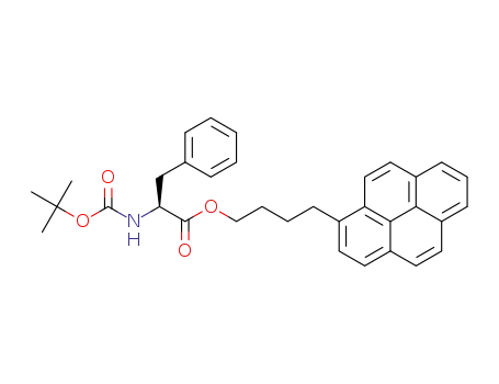Molecular Structure of 1400924-49-3 (Boc-Phe-Pyrene)