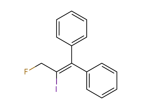 Molecular Structure of 1440237-76-2 (3-fluoro-2-iodo-1,1-diphenylprop-1-ene)