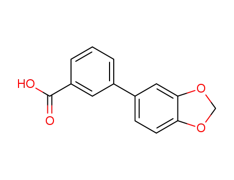 Molecular Structure of 24351-56-2 (3-BIPHENYL-[1,3]DIOXOL-5-YL-CARBOXYLIC ACID)