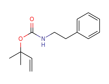 Molecular Structure of 1413940-97-2 (N-(2-phenylethyl)-N-(1,1-dimethylallyloxy)carbonylamide)