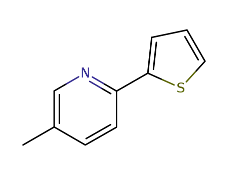 Molecular Structure of 56421-68-2 (Pyridine, 5-methyl-2-(2-thienyl)-)