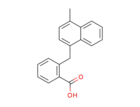 2-[(4-methylnaphthalen-1-yl)methyl]benzoic acid