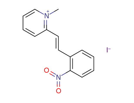 Pyridinium, 1-methyl-2-[2-(2-nitrophenyl)ethenyl]-, iodide