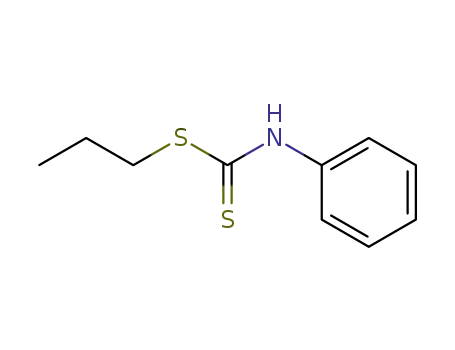 Molecular Structure of 14549-43-0 (Carbamodithioic acid, phenyl-, propyl ester)