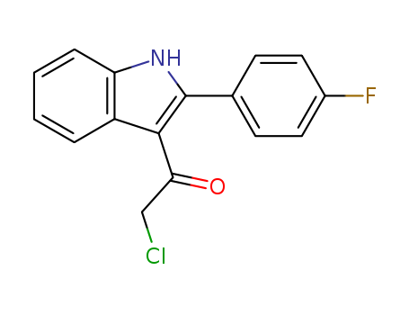 2-CHLORO-1-[2-(4-FLUOROPHENYL)-1H-INDOL-3-YL]ETHANONE