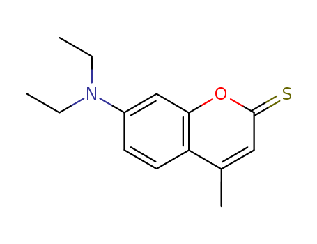 2H-1-Benzopyran-2-thione, 7-(diethylamino)-4-methyl-