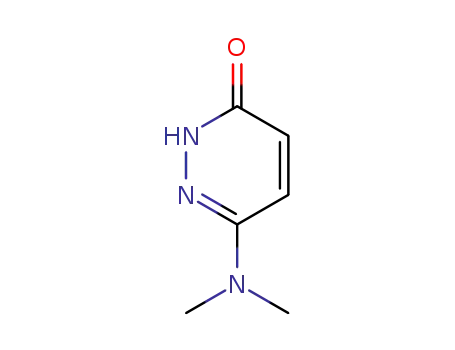 Molecular Structure of 35716-89-3 (6-(DIMETHYLAMINO)-3(2H)-PYRIDAZINONE)