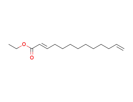 Molecular Structure of 148118-58-5 (ethyl (E)-trideca-2,12-dienoate)