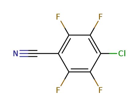 Molecular Structure of 31469-84-8 (Benzonitrile, 4-chloro-2,3,5,6-tetrafluoro-)