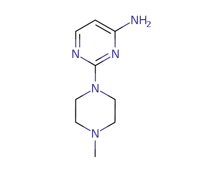 Molecular Structure of 57005-71-7 (2-(4-METHYL-1-PIPERAZINYL)-4-PYRIMIDINAMINE)
