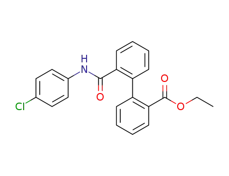 ethyl 2′-((4-chlorophenyl)carbamoyl)-[1,1′-biphenyl]-2-carboxylate
