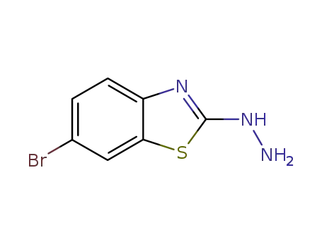 Molecular Structure of 37390-63-9 (6-BROMO-2-HYDRAZINO-1,3-BENZOTHIAZOLE)