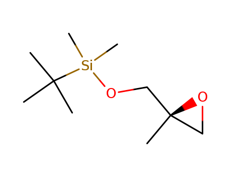Molecular Structure of 199658-45-2 (Silane, (1,1-dimethylethyl)dimethyl[[(2R)-2-methyloxiranyl]methoxy]-)