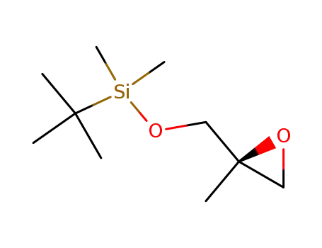 Molecular Structure of 199658-45-2 (Silane, (1,1-dimethylethyl)dimethyl[[(2R)-2-methyloxiranyl]methoxy]-)