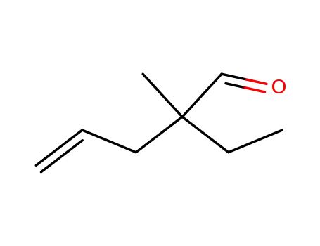 Molecular Structure of 99799-21-0 (4-Pentenal, 2-ethyl-2-methyl-)