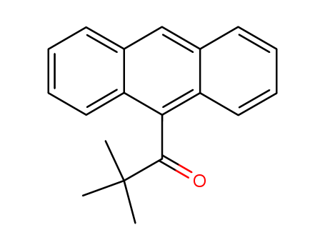 Molecular Structure of 109688-18-8 (1-Propanone, 1-(9-anthracenyl)-2,2-dimethyl-)