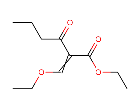 Molecular Structure of 125500-84-7 (ETHYL 2-BUTYRYL-3-ETHOXYACRYLATE)