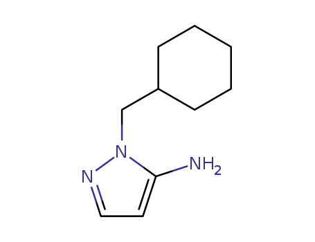 Molecular Structure of 3524-26-3 (1-(Cyclohexylmethyl)-1H-pyrazol-5-amine)