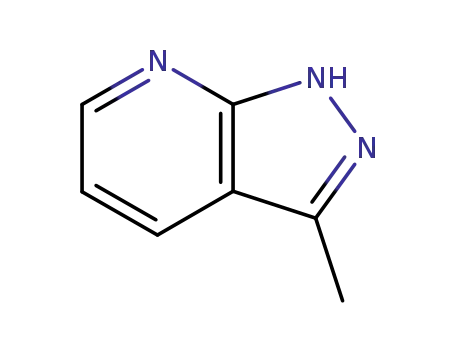 Molecular Structure of 116834-96-9 (1H-Pyrazolo[3,4-b]pyridine,3-methyl-(9CI))