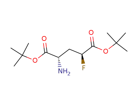 Molecular Structure of 173315-21-4 ((2S,4S)-4-fluoroglutamic acid α,γ-di-tert-butyl ester)