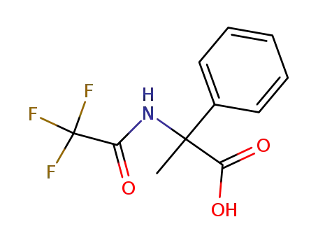 Molecular Structure of 4507-48-6 (Benzeneacetic acid, a-methyl-a-[(trifluoroacetyl)amino]-)