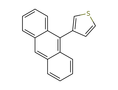 Molecular Structure of 1689-08-3 (3-(anthracen-9-yl)thiophene)