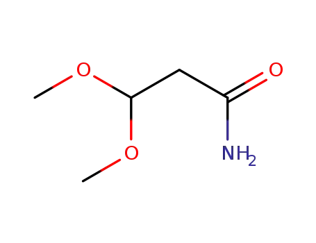 Molecular Structure of 6191-92-0 (Propanamide, 3,3-dimethoxy-)