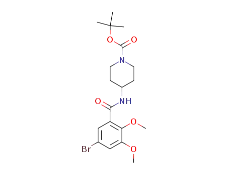 5-bromo-2,3-dimethoxy-N-<1-(tert-butyloxycarbonyl)piperidin-4-yl>benzamide