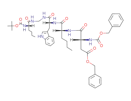 Molecular Structure of 121888-42-4 (Boc-Nle-gGly-D-Trp-D-Nle-D-Asp(OBzl)-Z)