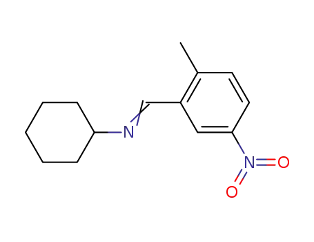 Cyclohexanamine, N-[(2-methyl-5-nitrophenyl)methylene]-
