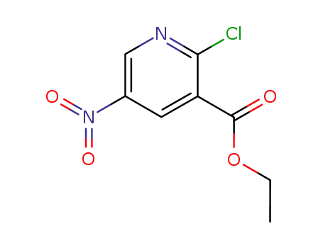 Molecular Structure of 151322-83-7 (2-CHLORO-5-NITRONICOTINIC ACID ETHYL ESTER)