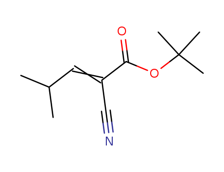 2-Pentenoic acid,2-cyano-4-methyl-, 1,1-dimethylethyl ester cas  1187-30-0