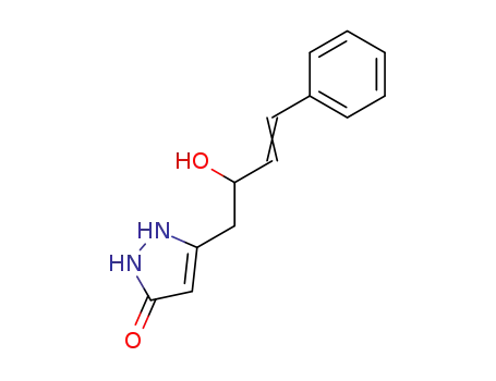 3H-Pyrazol-3-one, 1,2-dihydro-5-(2-hydroxy-4-phenyl-3-butenyl)-