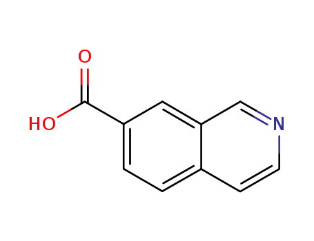 Molecular Structure of 221050-96-0 (7-isoquinolinecarboxylic acid)