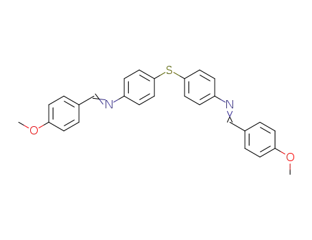 Molecular Structure of 3430-65-7 (bis-[4-(4-methoxy-benzylidenamino)-phenyl]-sulfide)