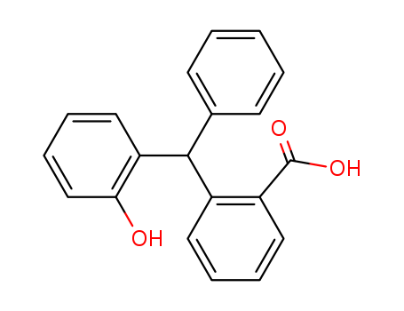 Benzoicacid, 2-[(2-hydroxyphenyl)phenylmethyl]-