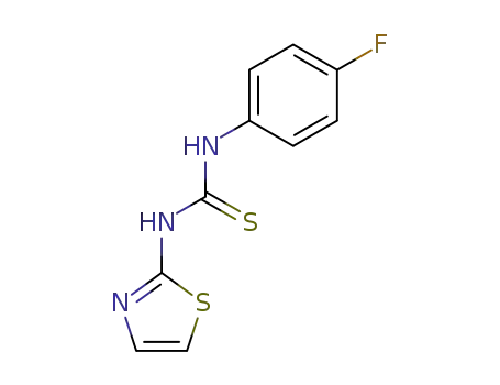 Molecular Structure of 457-82-9 (Thiourea, N-(4-fluorophenyl)-N'-2-thiazolyl-)