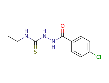 Molecular Structure of 26131-22-6 (1-(4-chloro-benzoyl)-4-ethyl-thiosemicarbazide)
