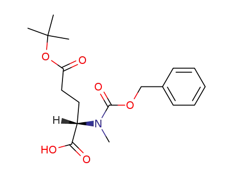 Molecular Structure of 42417-71-0 (Z-N-ME-GLU(OTBU)-OH)