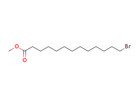Molecular Structure of 80982-86-1 (Tridecanoic acid, 13-bromo-, methyl ester)