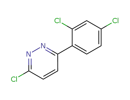 Molecular Structure of 93181-86-3 (3-CHLORO-6-(2,4-DICHLOROPHENYL)-PYRIDAZINE)