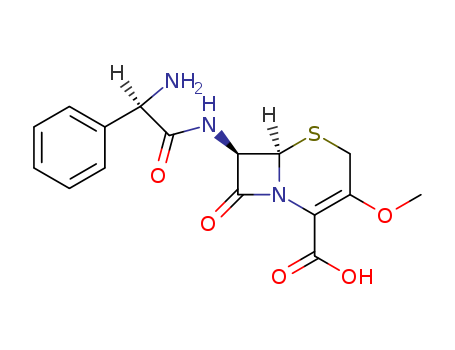 51762-17-5,7-{[amino(phenyl)acetyl]amino}-3-methoxy-8-oxo-5-thia-1-azabicyclo[4.2.0]oct-2-ene-2-carboxylic acid,