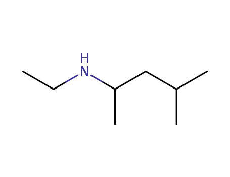 Molecular Structure of 42966-64-3 (N-Ethyl-1,3-dimethylbutan-1-amine)