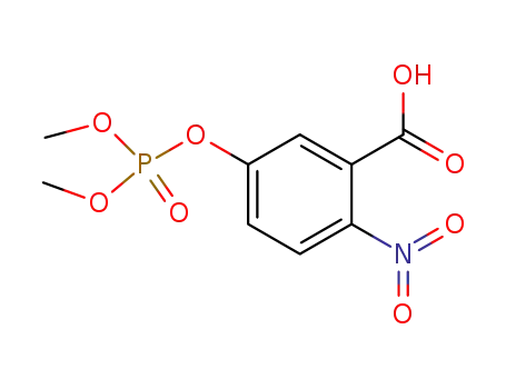 Molecular Structure of 54812-32-7 (5-[(dimethoxyphosphoryl)oxy]-2-nitrobenzoic acid)
