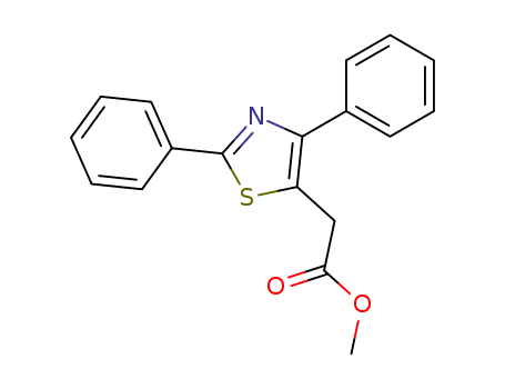 5-Thiazoleacetic acid,2,4-diphenyl-, methyl ester