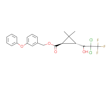 (3-phenoxyphenyl)methyl (1RS,3SR)-3-(2,2-dichloro-3,3,3-trifluoro-1-hydroxypropyl)-2,2-dimethylcyclopropanecarboxylate