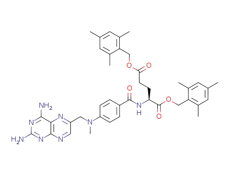 Molecular Structure of 86669-35-4 (bis(2,4,6-trimethylbenzyl) methotrexate)