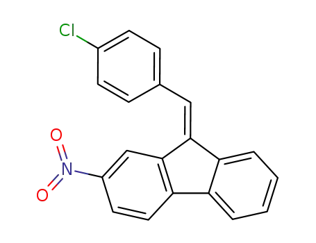 Molecular Structure of 4364-38-9 (9-[(4-chlorophenyl)methylidene]-2-nitro-fluorene)